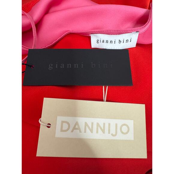 Gianni Bini Pink and Red Mini Dress - Picture 7 of 9